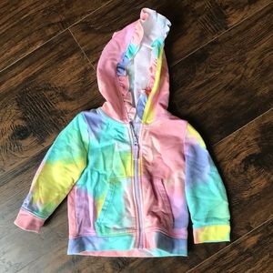 5/$15 🌷 Rainbow Tye Dye Jacket 12mo